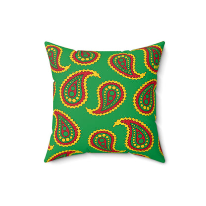 Guinea Bissau Retro Paisley Cushion Pillow