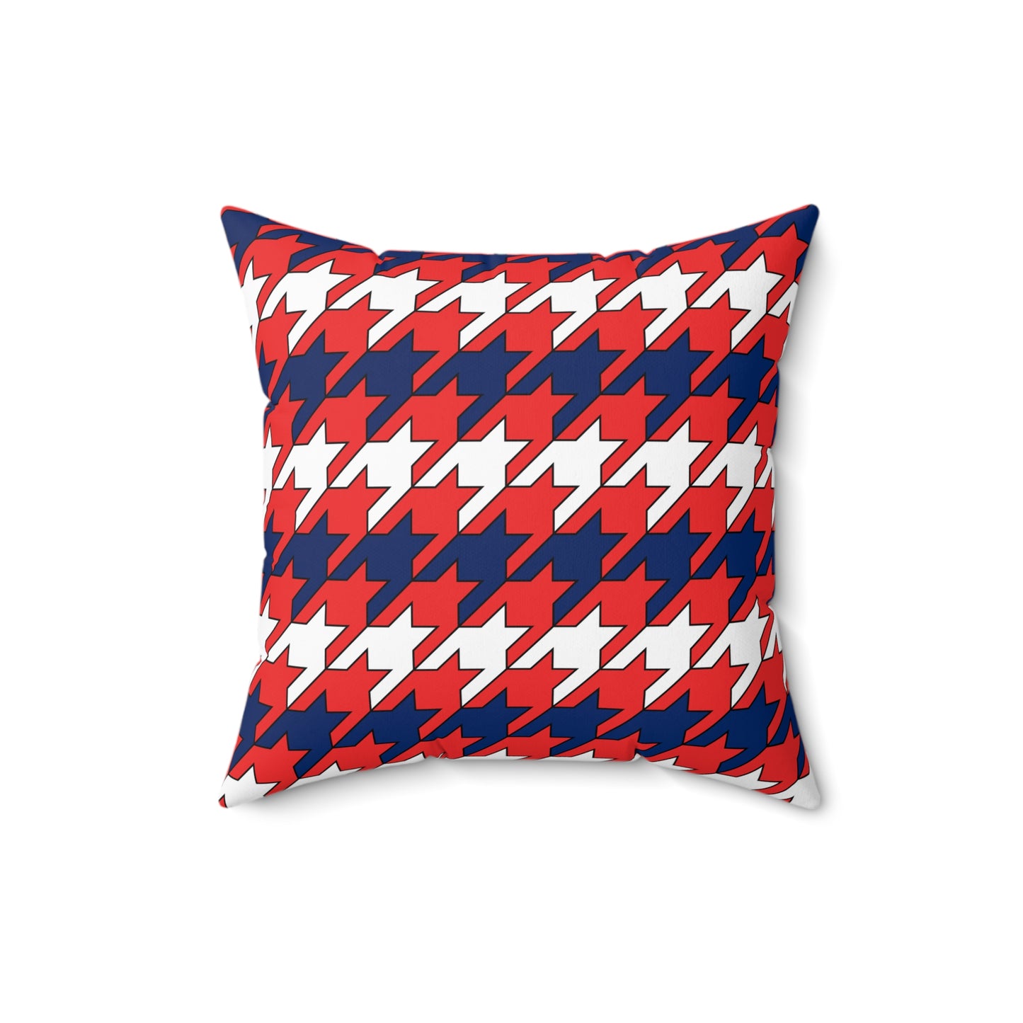 Svalbard And Jan Mayen Retro Houndstooth Cushion Pillow