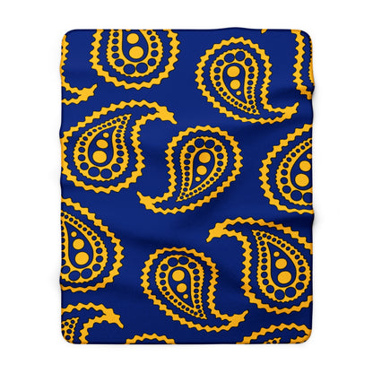 Barbados Retro Paisley Blanket Throw