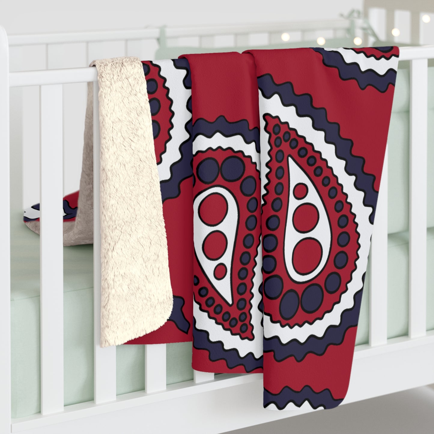 Thailand Retro Paisley Blanket Throw