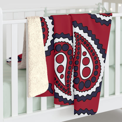 Thailand Retro Paisley Blanket Throw
