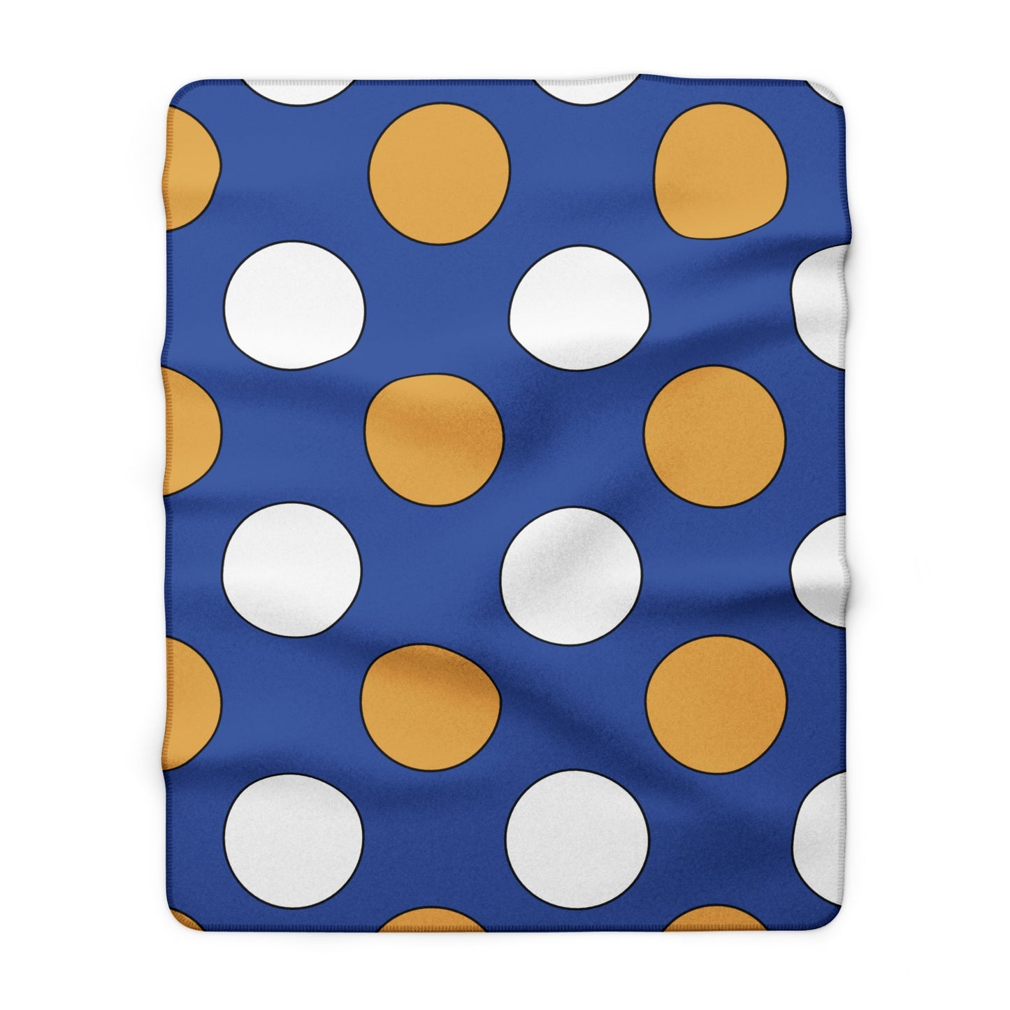 Marshall Islands Retro Polka Dots Blanket Throw