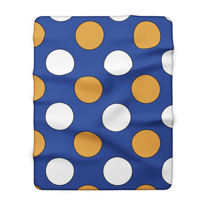 Marshall Islands Retro Polka Dots Blanket Throw