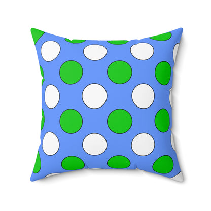 Djibouti Retro Polka Dots Cushion Pillow