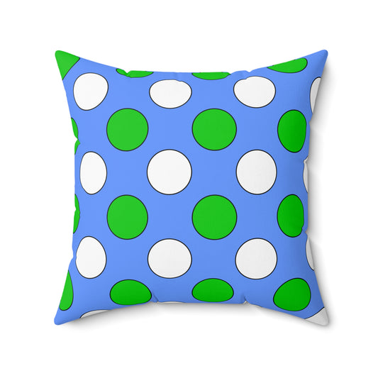 Djibouti Retro Polka Dots Cushion Pillow