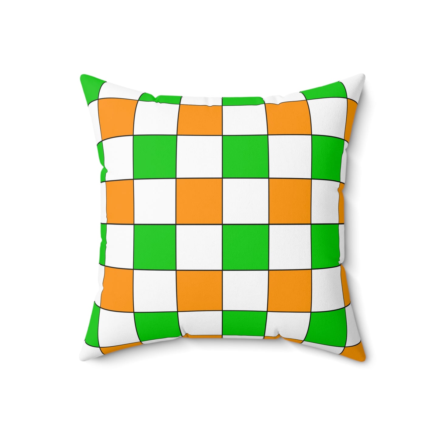 Cote Divoire Retro Check Cushion Pillow