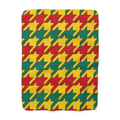 Cameroon Retro Houndstooth Blanket Throw