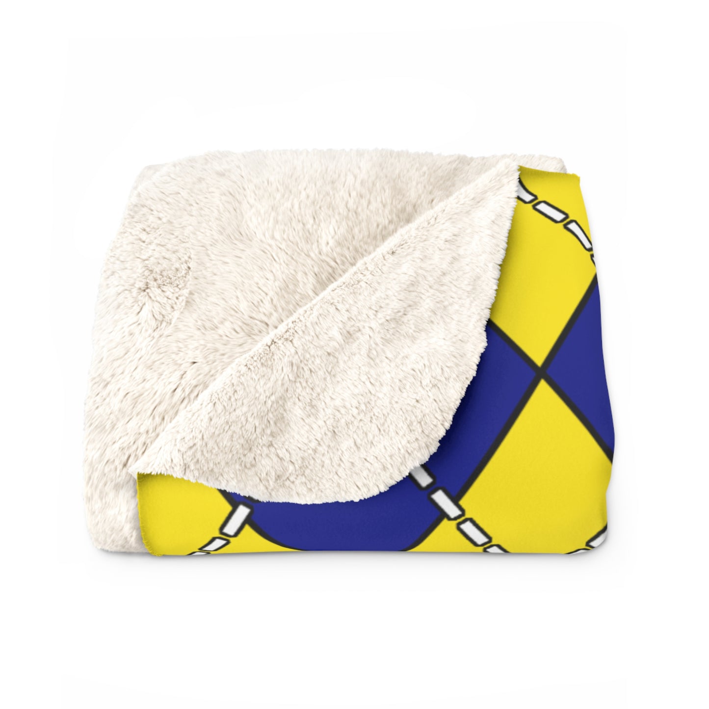 Colombia Retro Argyle Blanket Throw