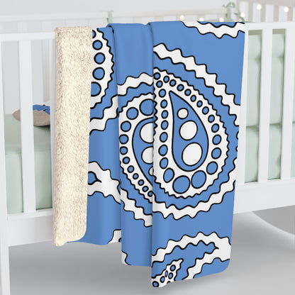 Micronesia Retro Paisley Blanket Throw