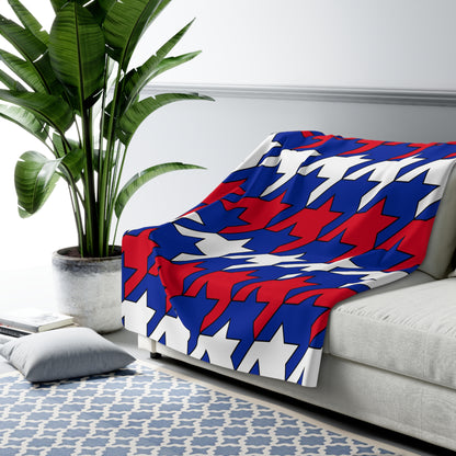 Cambodia Retro Houndstooth Blanket Throw