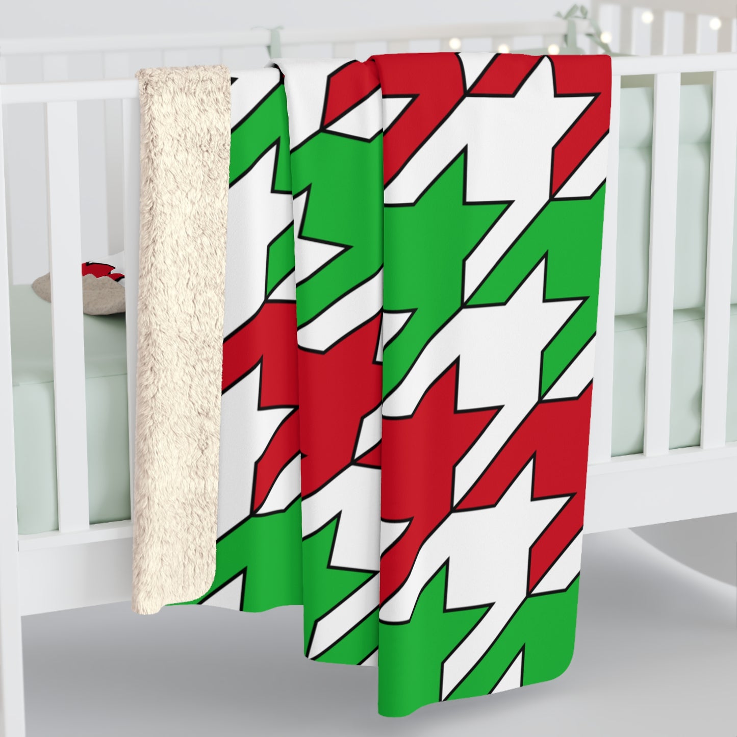 Burundi Retro Houndstooth Blanket Throw