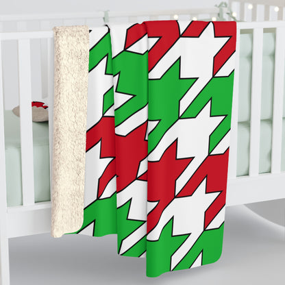 Burundi Retro Houndstooth Blanket Throw