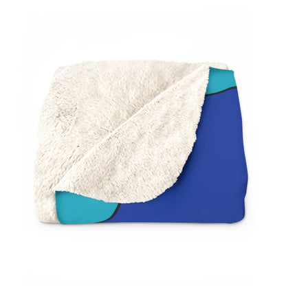 Pacific Islands Retro Polka Dots Blanket Throw