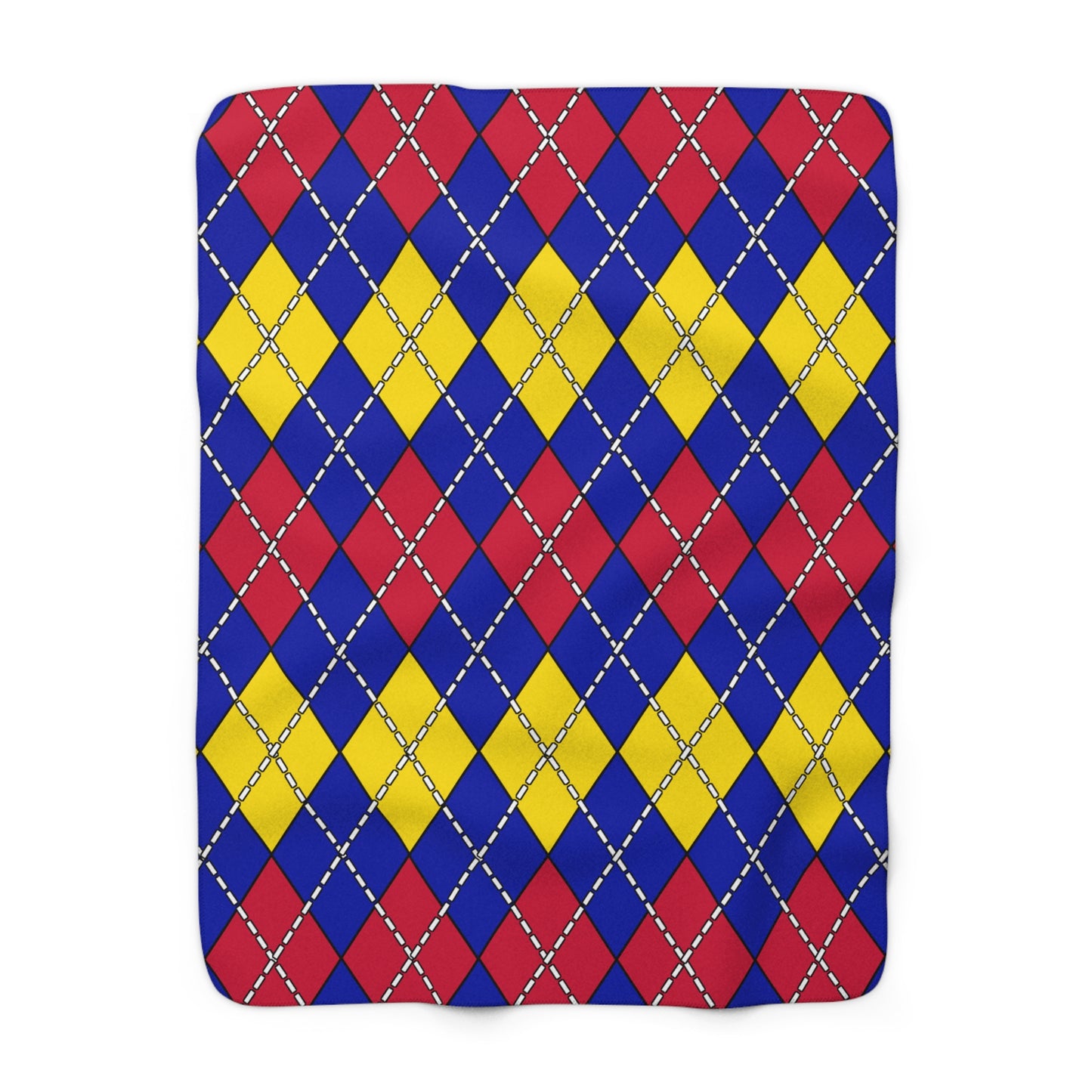 Andorra Retro Argyle Blanket Throw