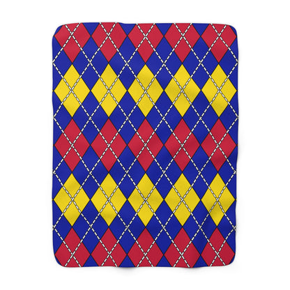 Andorra Retro Argyle Blanket Throw