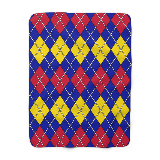 Andorra Retro Argyle Blanket Throw