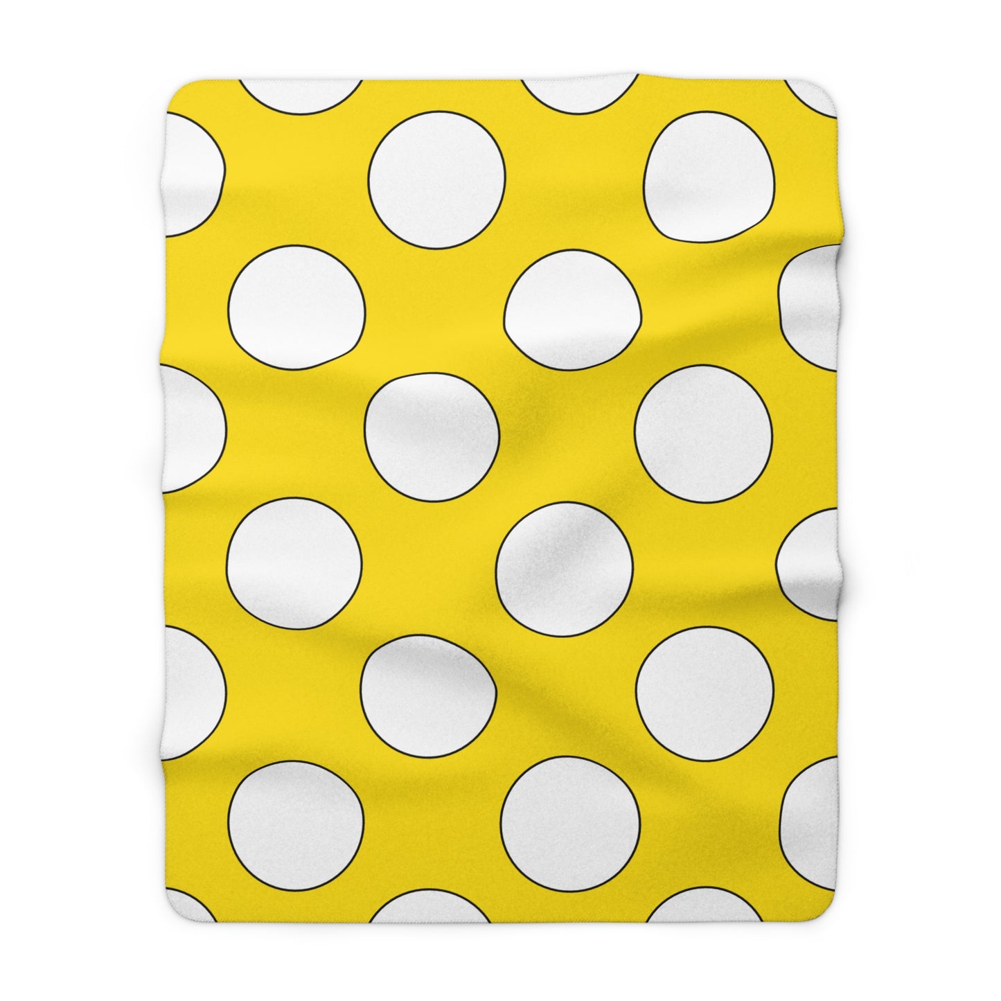 Vatican City Retro Polka Dots Blanket Throw
