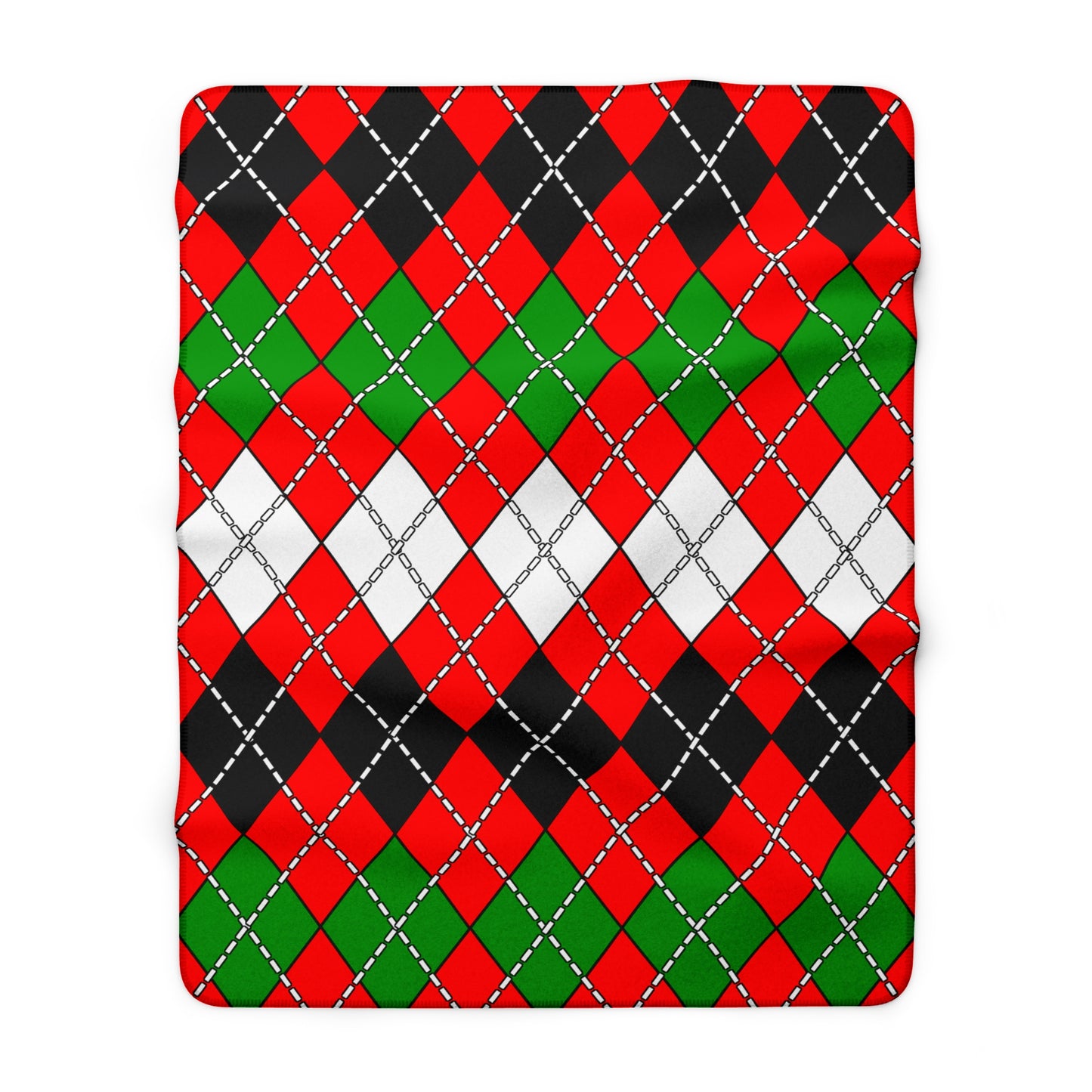 Jordan Retro Argyle Blanket Throw