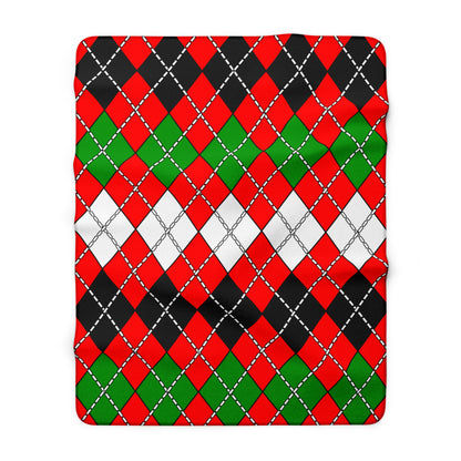 Jordan Retro Argyle Blanket Throw
