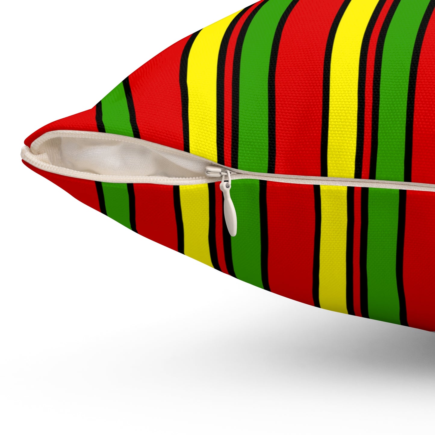 Burkina Faso Retro Stripes Cushion Pillow