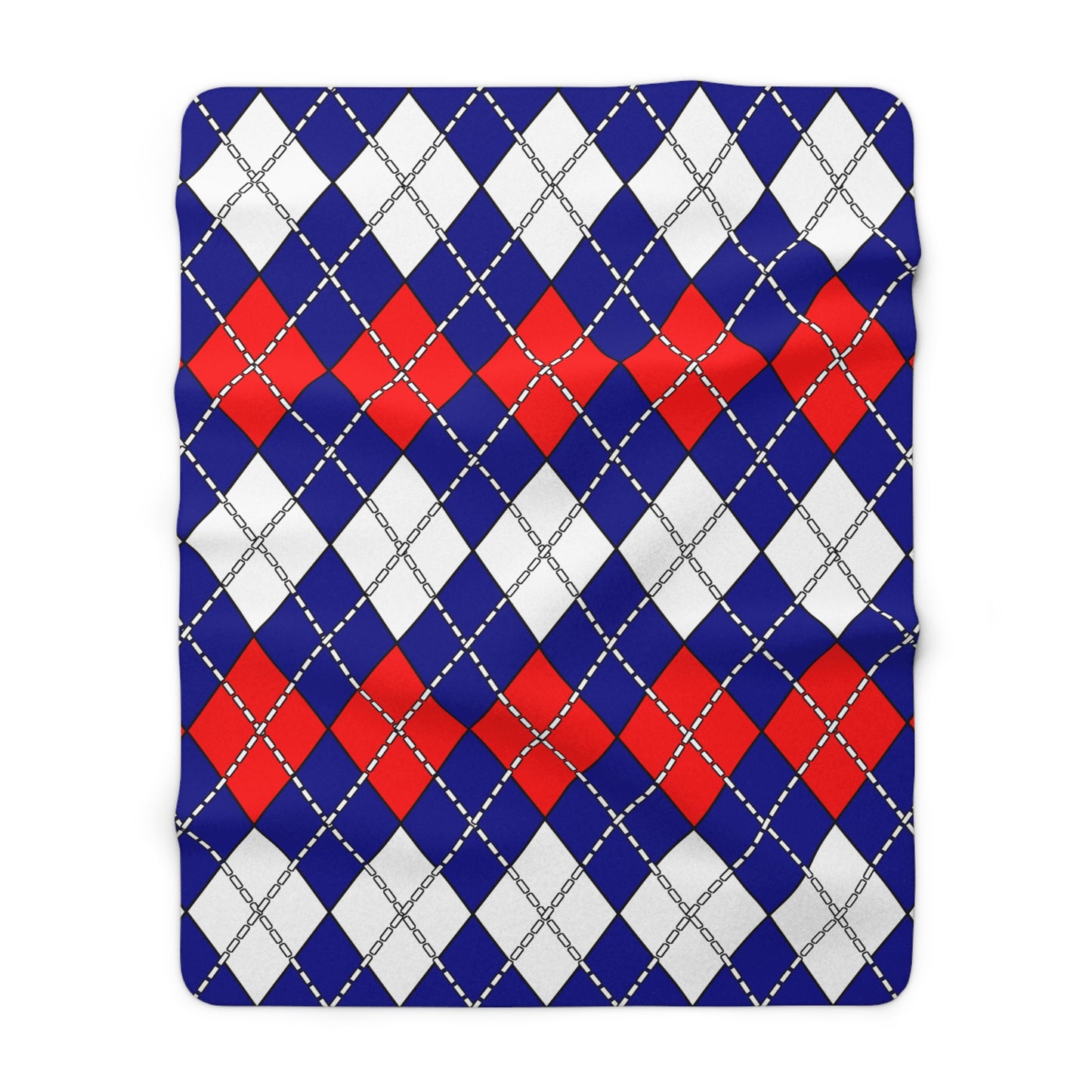 Australia Retro Argyle Blanket Throw