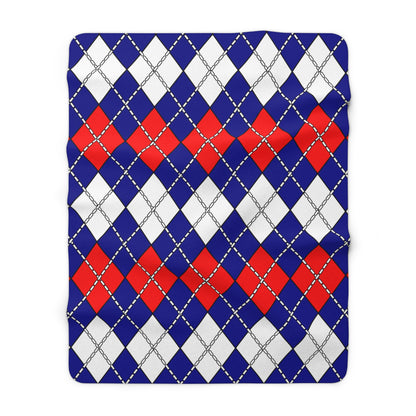 Australia Retro Argyle Blanket Throw