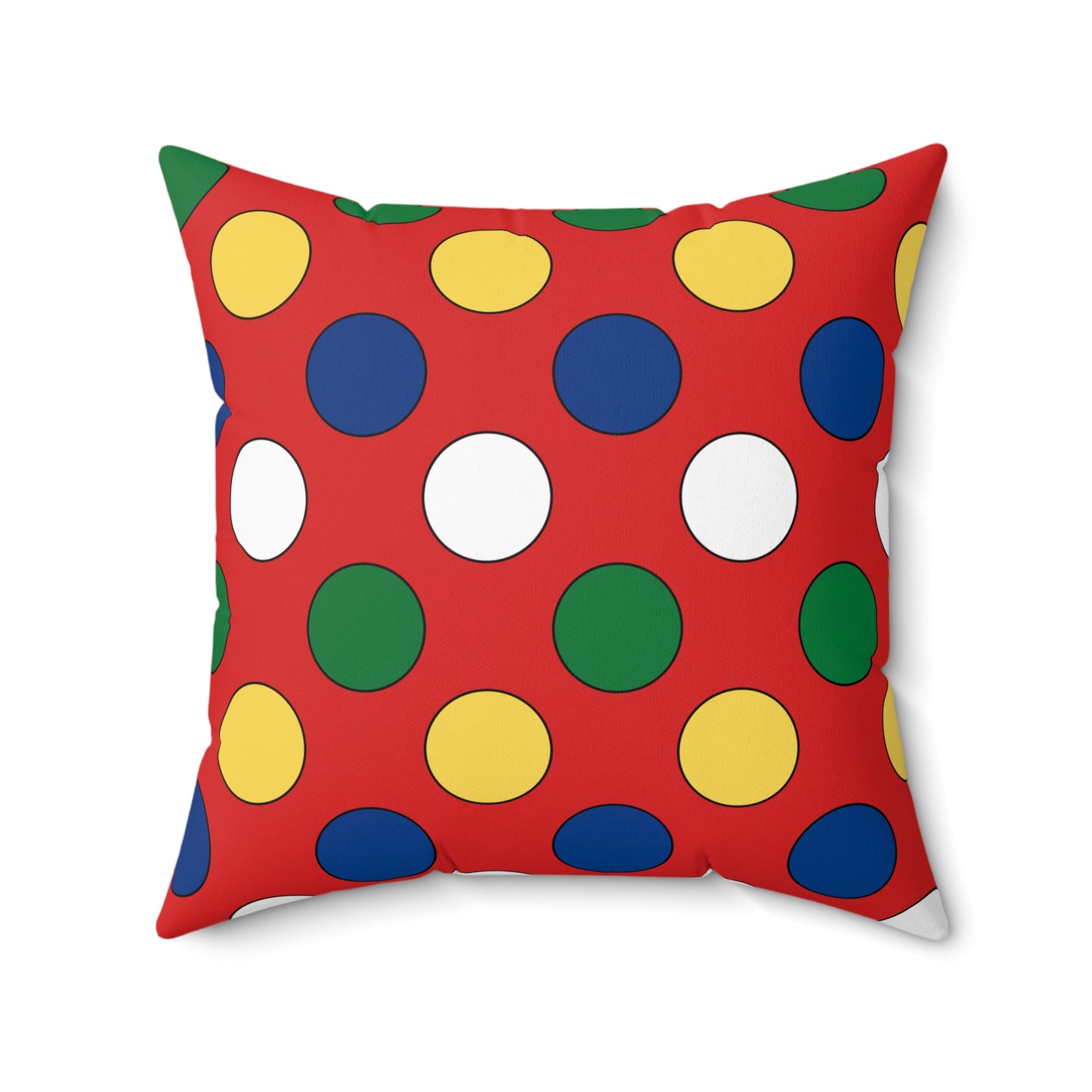Seychelles Retro Polka Dots Cushion Pillow