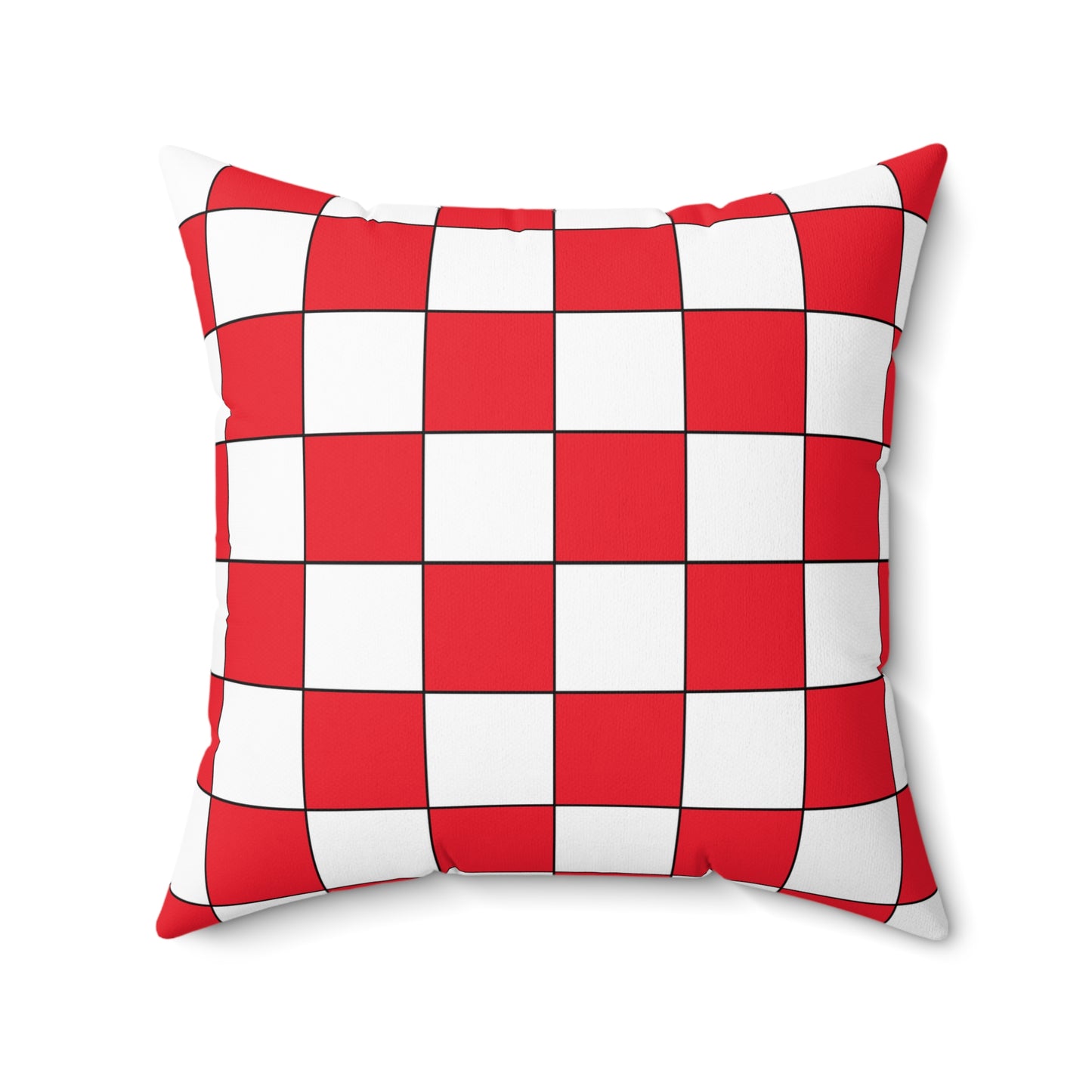 Hong Kong Retro Check Cushion Pillow