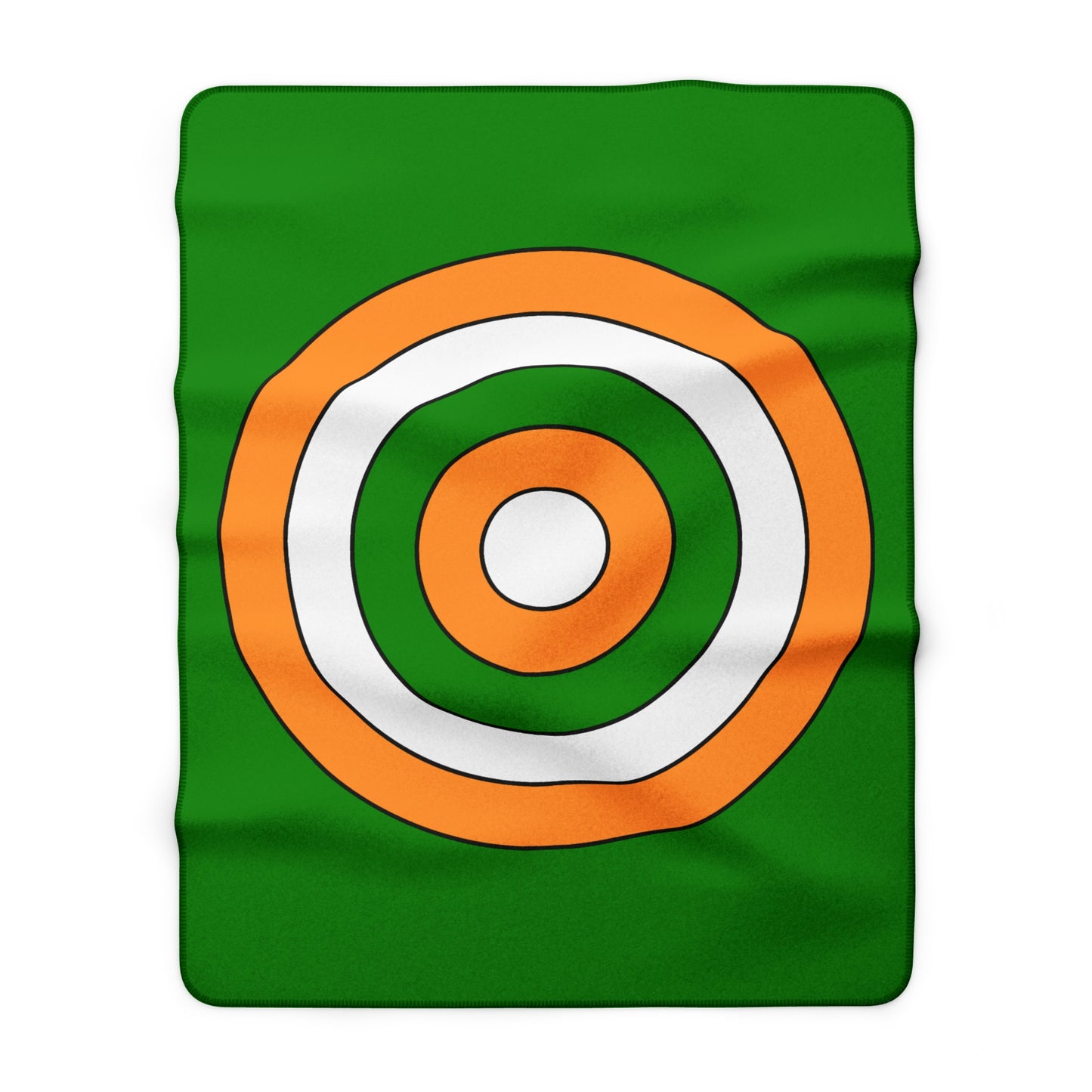 India Retro Target Blanket Throw