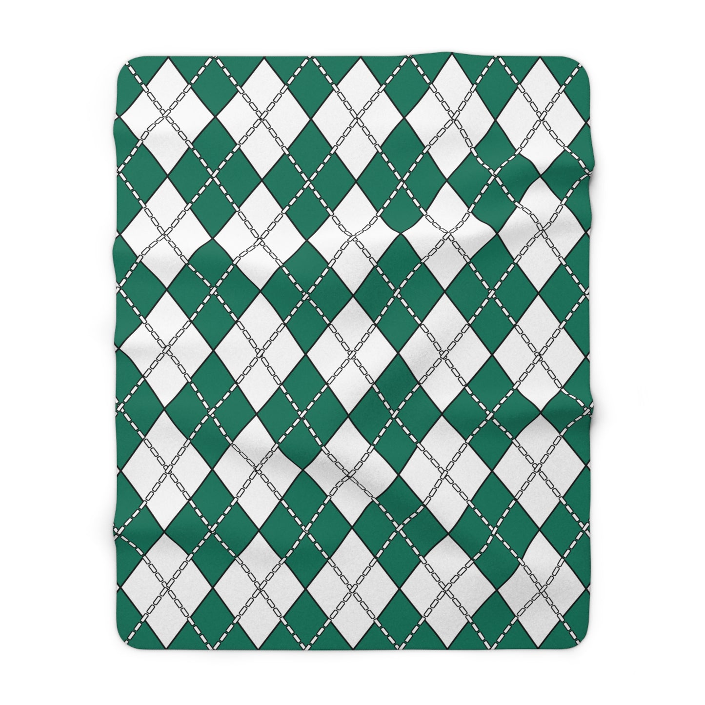 Macao Retro Argyle Blanket Throw