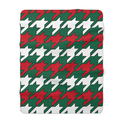Mexico Retro Houndstooth Blanket Throw