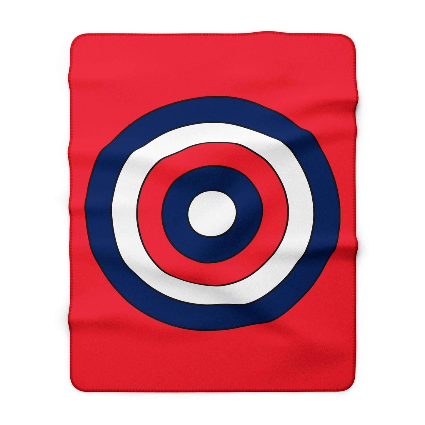 Norway Retro Target Blanket Throw
