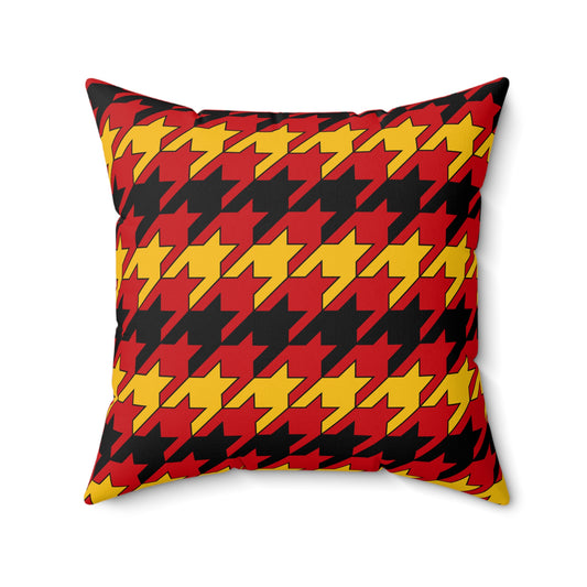 Timor Leste Retro Houndstooth Cushion Pillow