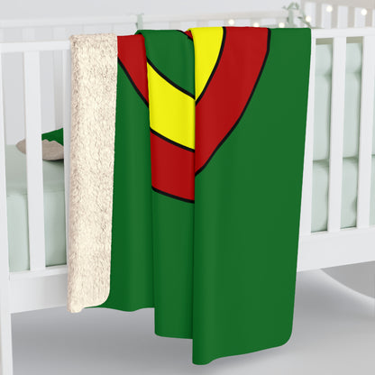 Senegal Retro Target Blanket Throw