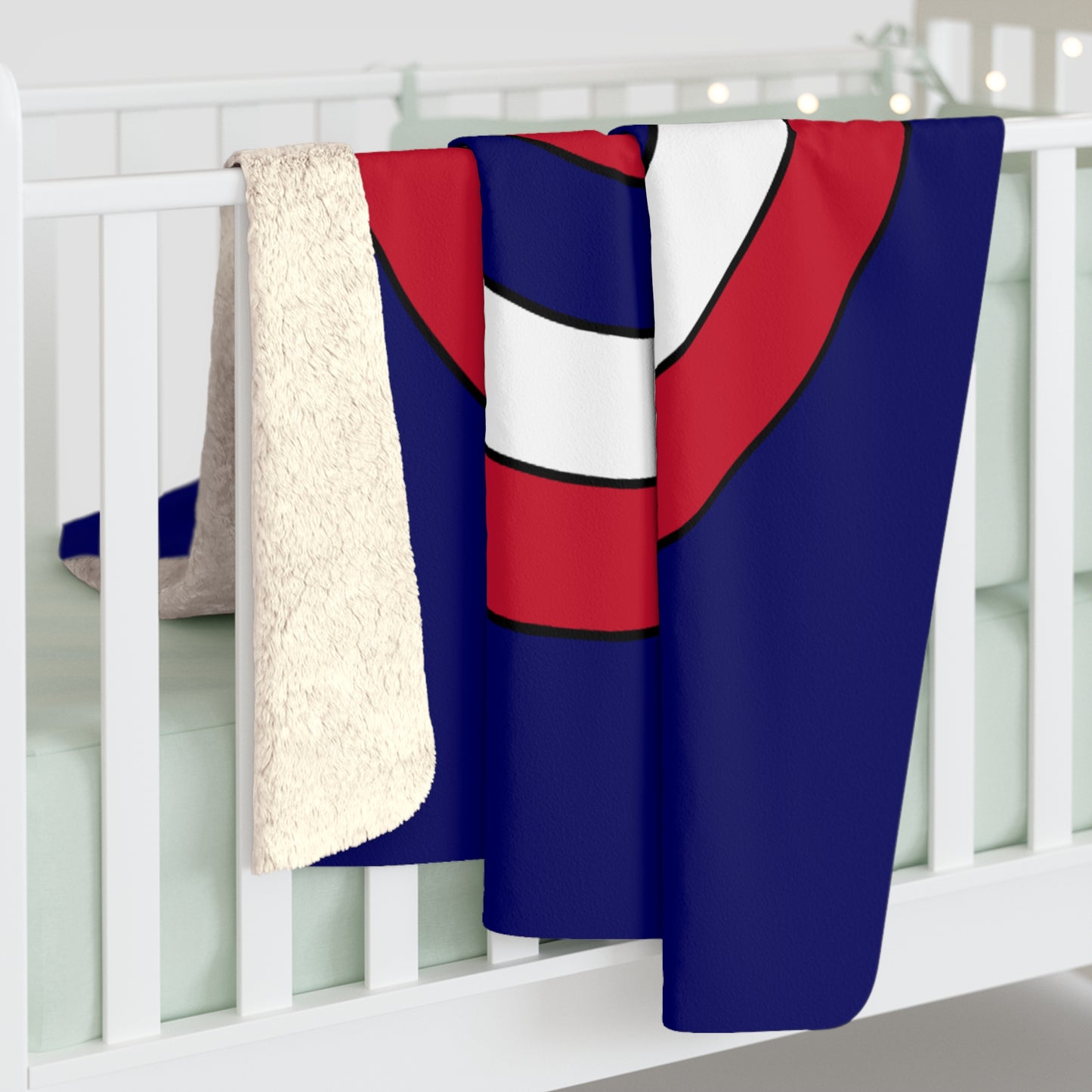 South Georgia And The South Sandwich Islands Retro Target Blanket Throw