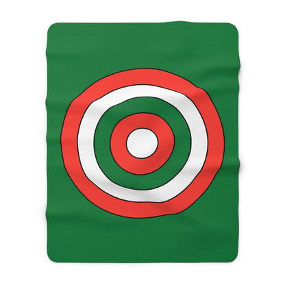 Madagascar Retro Target Blanket Throw