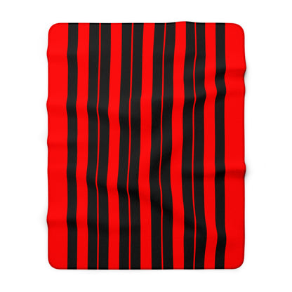 Albania Retro Stripes Blanket Throw