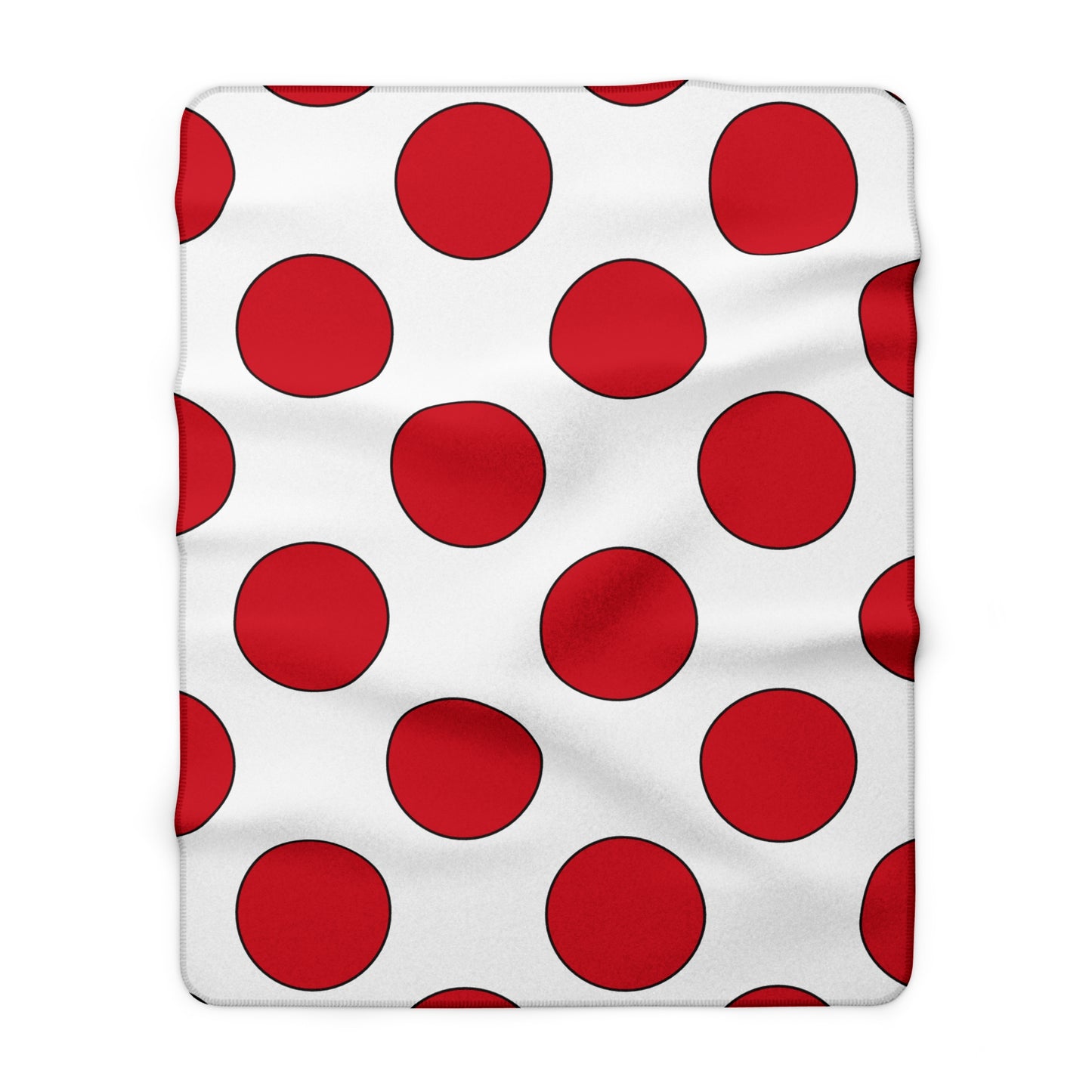 England Retro Polka Dots Blanket Throw