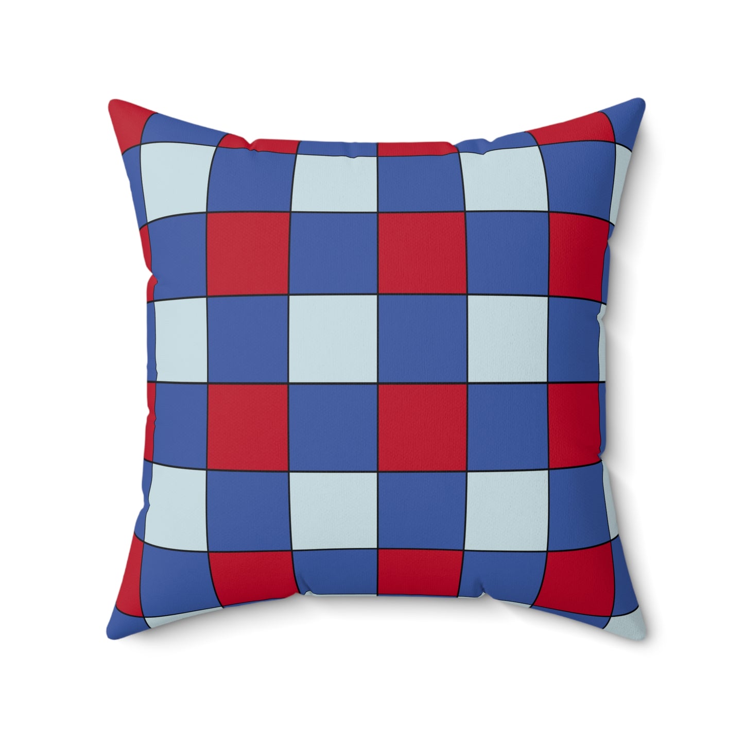 Guam Retro Check Cushion Pillow