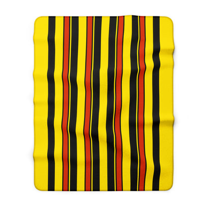 Uganda Retro Stripes Blanket Throw