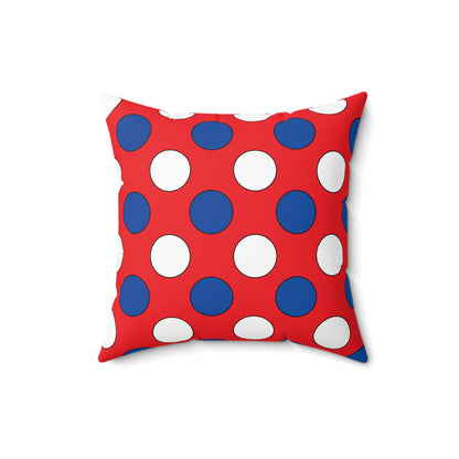 Slovakia Retro Polka Dots Cushion Pillow