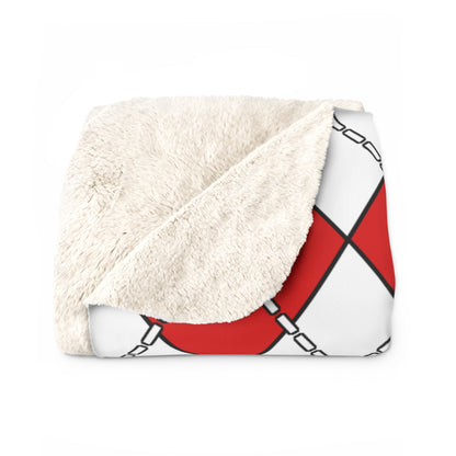 Iran Retro Argyle Blanket Throw