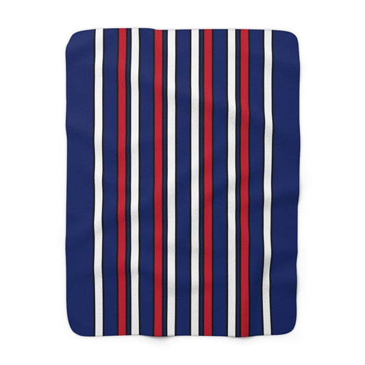 Anguilla Retro Stripes Blanket Throw