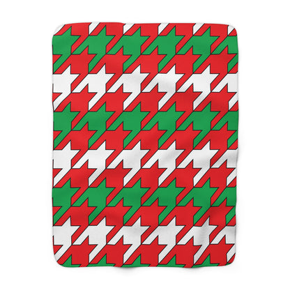 Lebanon Retro Houndstooth Blanket Throw