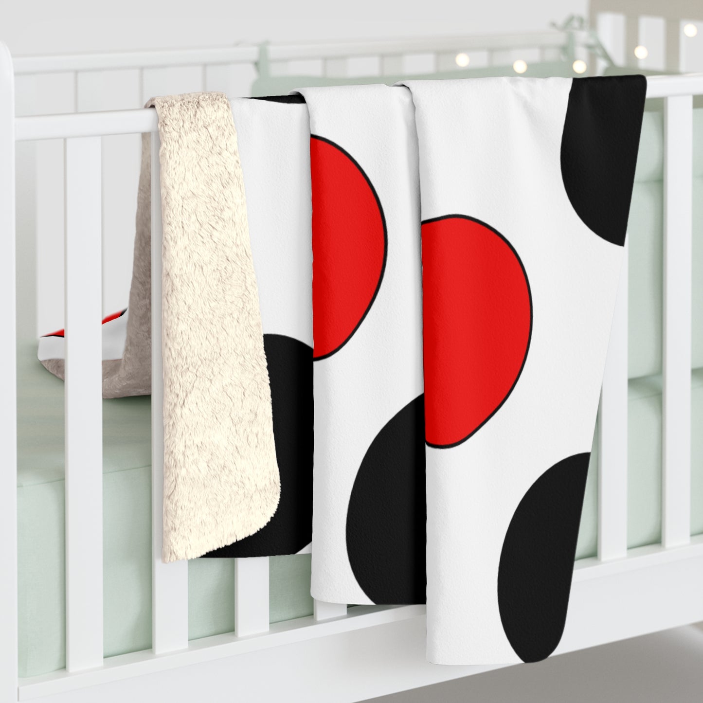 Yemen Retro Polka Dots Blanket Throw