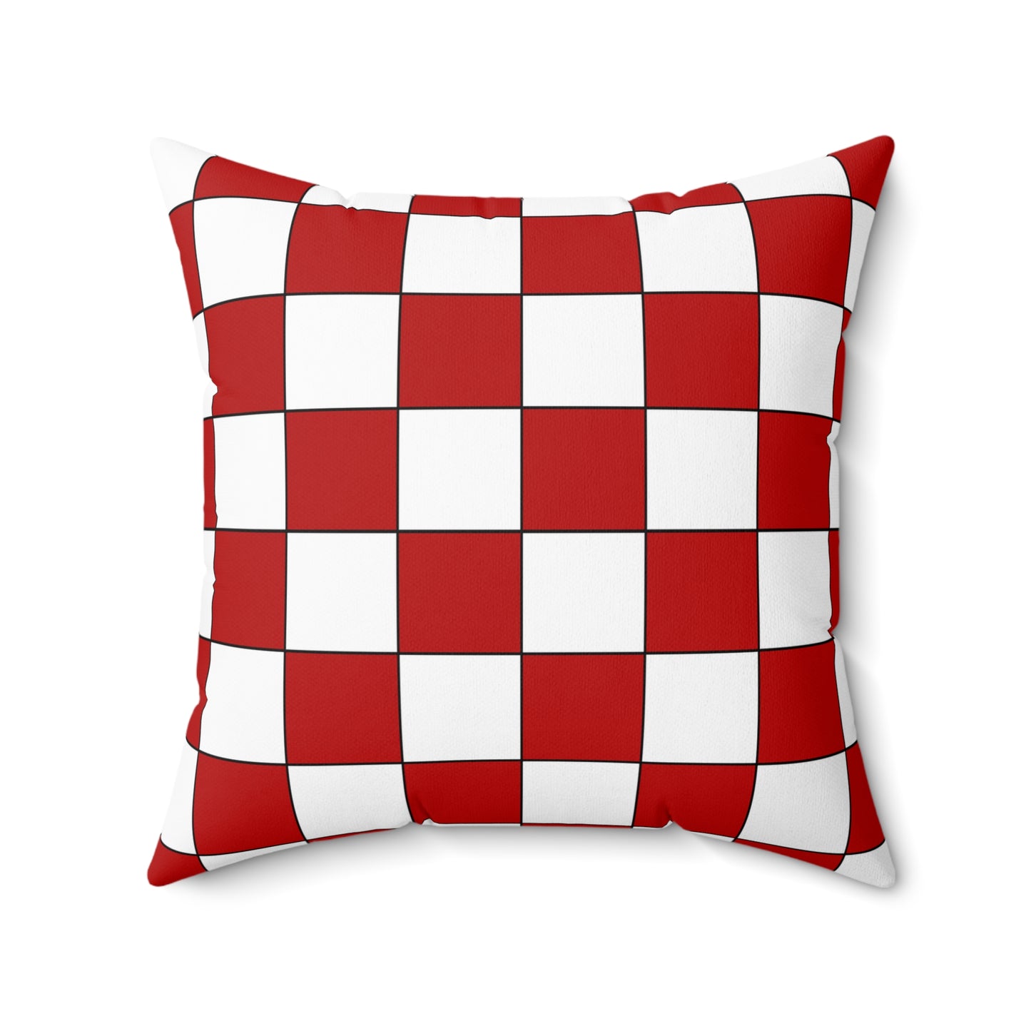 Isle Of Man Retro Check Cushion Pillow