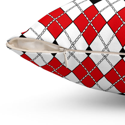 Gibraltar Retro Argyle Cushion Pillow