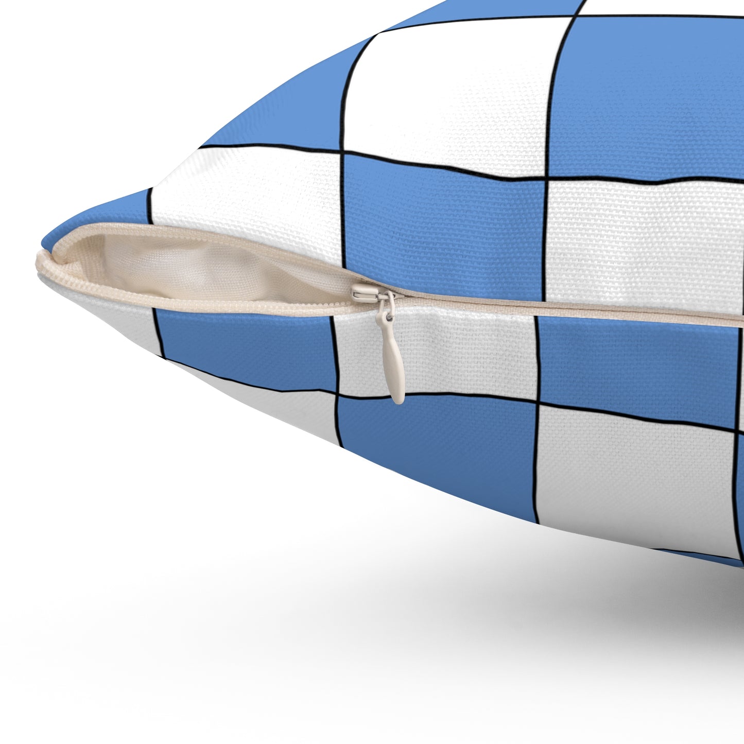Micronesia Retro Check Cushion Pillow