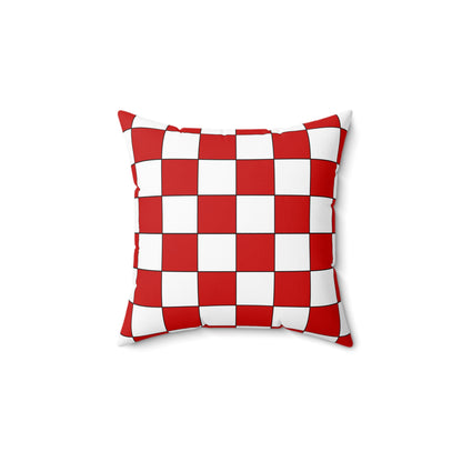 Northern Ireland Retro Check Cushion Pillow