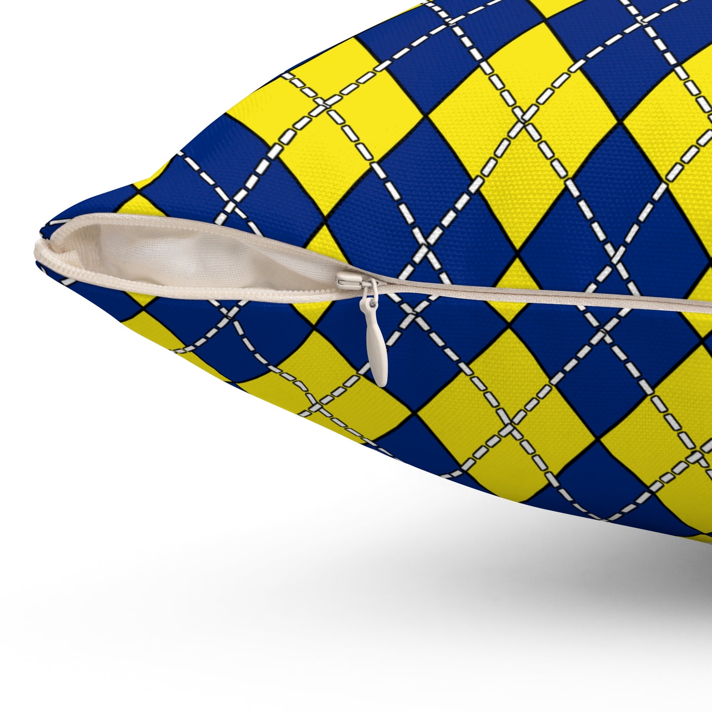 Curacao Retro Argyle Cushion Pillow